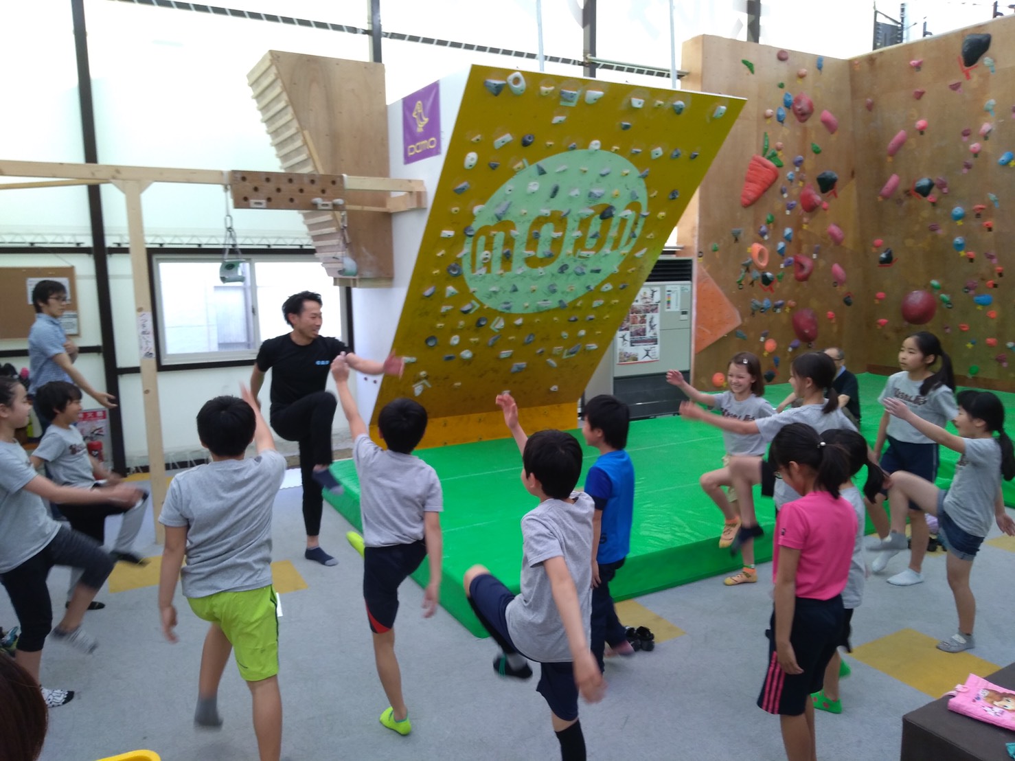 ストレッチ講習会 スポーツクライミングクラブ ひょうたん島大垣店 Cap Climber Aid Pit